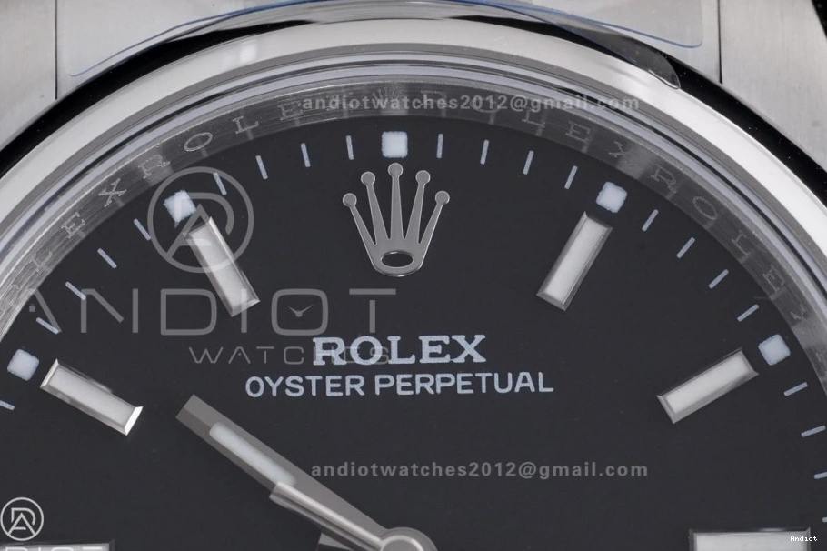 Best KRF Dial 1:1 Oyster 904L Perpetual 36mm VR3230 Steel 126000 Edition Black 0322